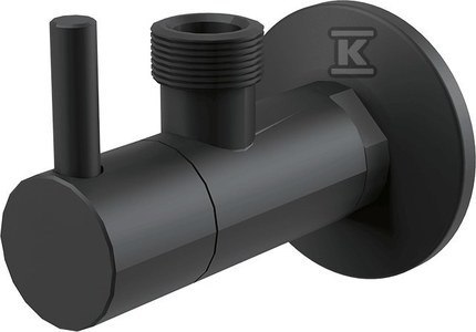 Zawór Kątowy Filtrujący Czarny Mat 1/2" Zawór Kątowy Filtrujący Czarny Mat 1/2"