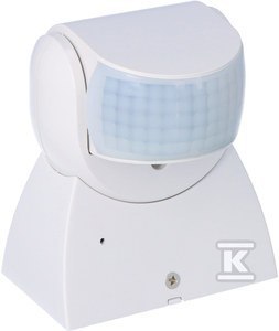 F&F Biały Czujnik Ruchu PIR IP66 F&F Biały Czujnik Ruchu PIR IP66