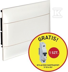 Praktyczne Rozdzielnice 1x12 Białe S PROM