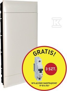 Praktyczny Rozdzielacz 3x12 Biały S PROM
