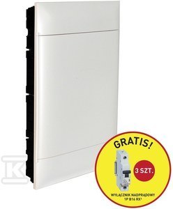 Praktyczny Rozdzielacz 3x18 Biały S PROM