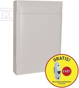 "Praktyczny Rozdzielacz 3x18 Biały" "Praktyczny Rozdzielacz 3x18 Biały"