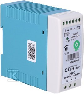 Zasilacz szynowy 24V 2,5A 60W DIN Zasilacz szynowy 24V 2,5A 60W DIN