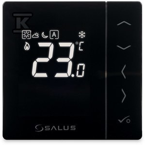 Regulator Ogrzewania VS35B Czarny Przewodowy Regulator Ogrzewania VS35B Czarny Przewodowy