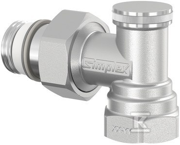 Zawór powrotny niklowany 1/2" kątowy Zawór powrotny niklowany 1/2" kątowy